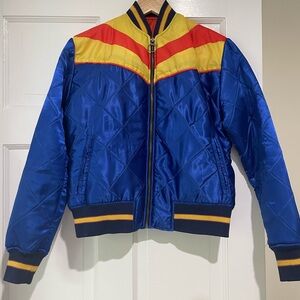 Sunset retro bomber jacket